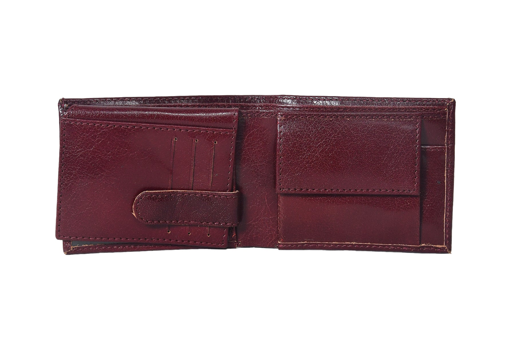 Premium Genuine Leather Bi-Fold Wallet for Men with Card Slots & Cash Compartment - Image 6