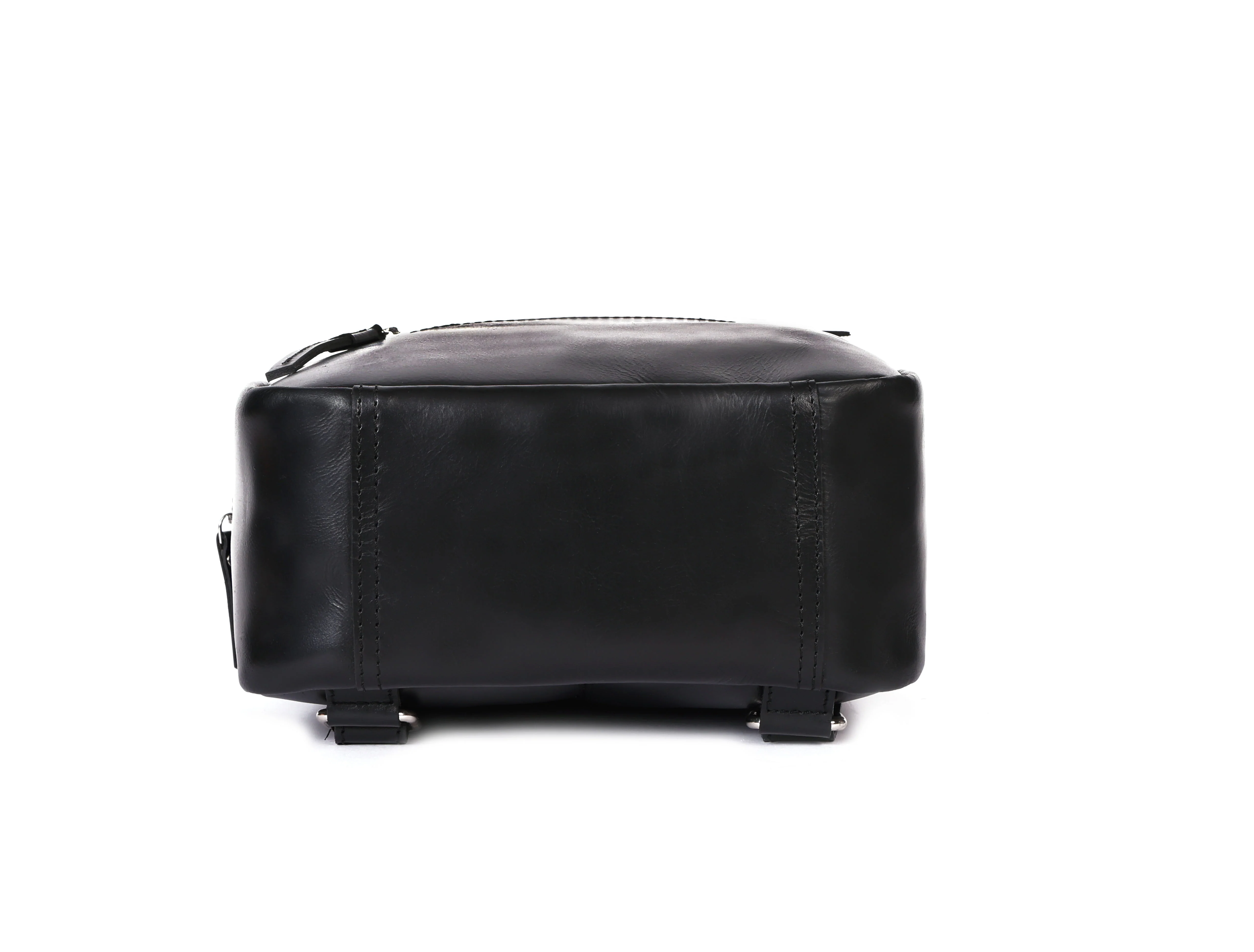 Premium Genuine Leather Backpack for Women | Minimal Structured Design with Front Zip Pocket - Image 8